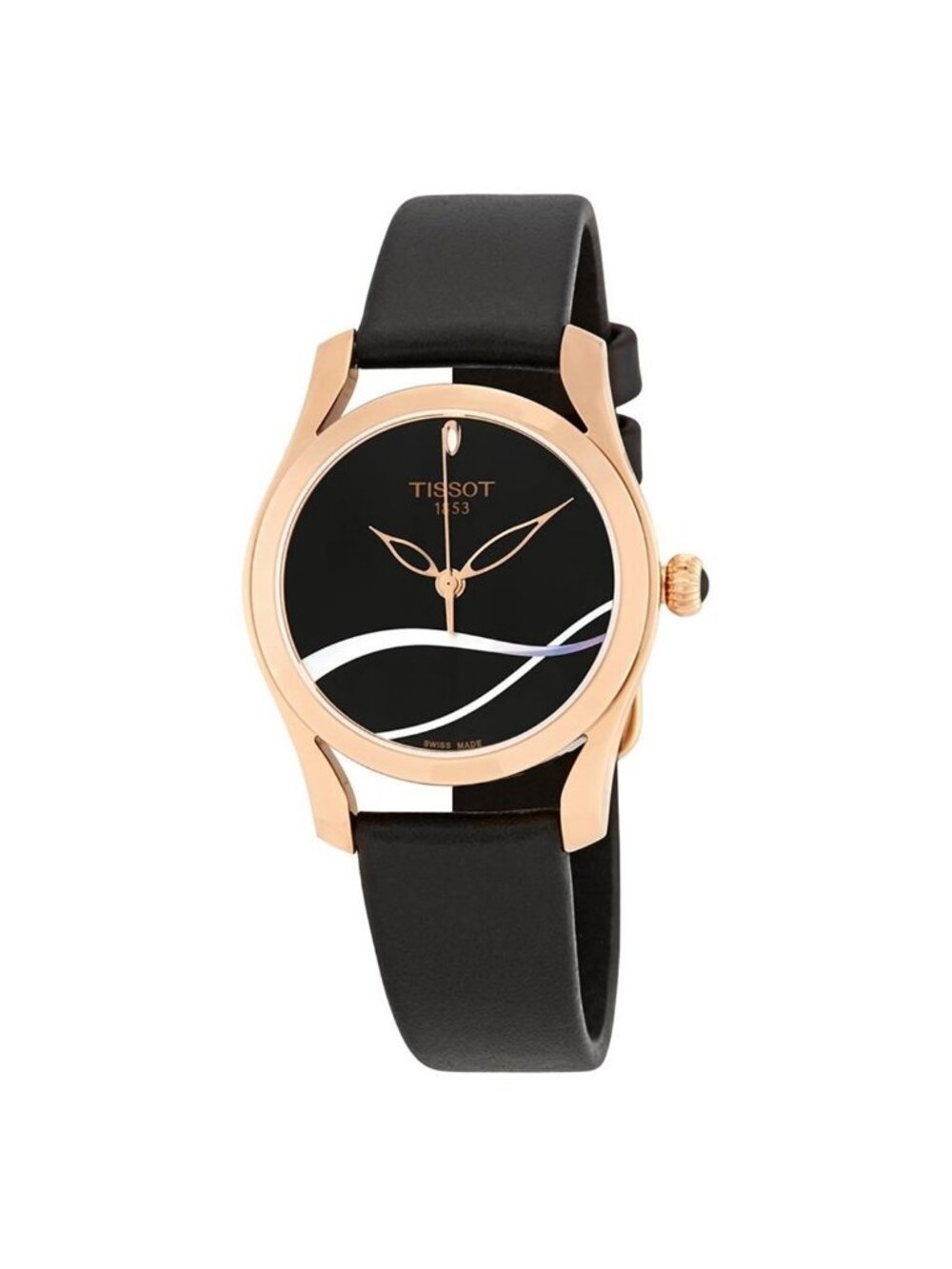 NWT Tissot T-Wave Black Dial Ladies Watch